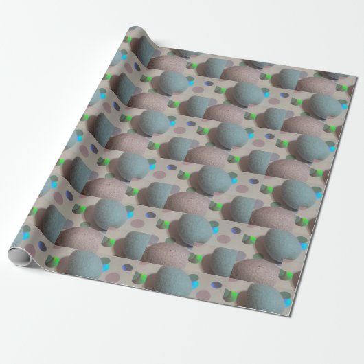 Easter Eggs Wrapping Paper Geschenkpapier (Ungerollt)