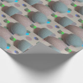 Easter Eggs Wrapping Paper Geschenkpapier (Ecke)