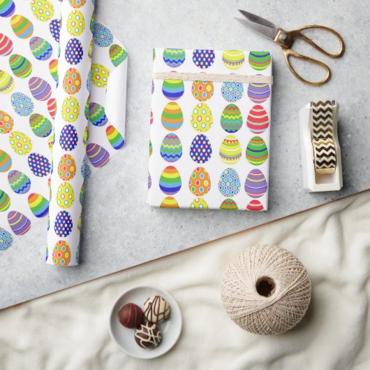 Easter eggs wrapping paper geschenkpapier (Kunsthandwerk)