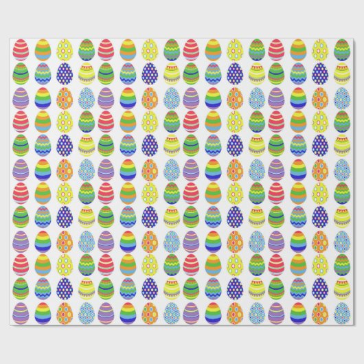 Easter eggs wrapping paper geschenkpapier (Flach)