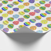 Easter eggs wrapping paper geschenkpapier (Ecke)
