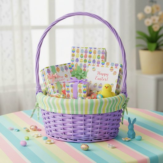 Easter eggs wrapping paper geschenkpapier