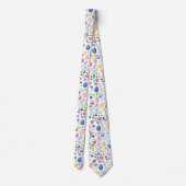 Easter Elegance Kleine Print Neck Tie Krawatte (Rückseite)