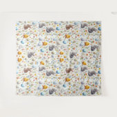 Easter Elements Scattered - Tapestries Wandteppich (Vorderseite (Horizontal))