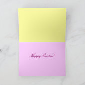 Easter Elephant card Feiertagskarte (Innenseite)