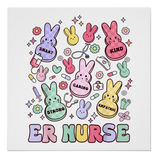 Easter ER Emergency Department Nurse Practitioner  Poster (Vorderseite)