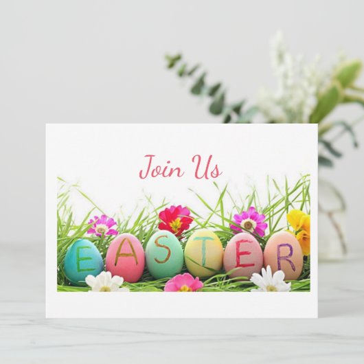 ***EASTER** EREIGNIS "JOIN US"-INVITATION EINLADUNG (Stehend Vorderseite)