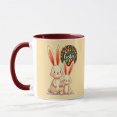 Easter Family – Cute Bunny Celebration - caneca Tasse (Links)