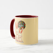 Easter Family – Cute Bunny Celebration - caneca Tasse (Vorderseite Links)