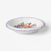 Easter Family Gathering Colorful Pappteller (Gewinkelt)