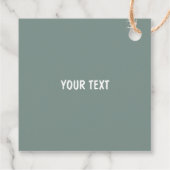 EASTER farbenfrohe Milchfloral Retro Modernes CUST Geschenkanhänger (Rückseite)