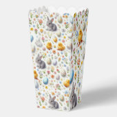 Easter Favor Box – Tiny Eggs, Bunnies & Chicks  Geschenkschachtel (Vorderseite)