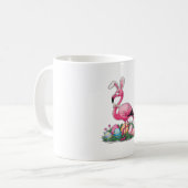 Easter Flamingo T-Shirt Kaffeetasse (Vorderseite Links)