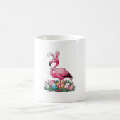 Easter Flamingo T-Shirt Kaffeetasse (Mittel)