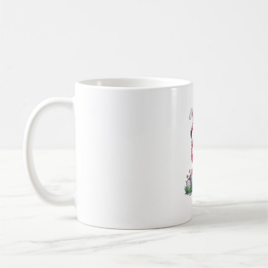 Easter Flamingo T-Shirt Kaffeetasse (Links)