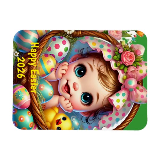 EASTER ~ Flexible Photo Magnet (Horizontal)