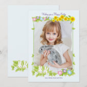 Easter Frame Foto Holiday Card Feiertagskarte (Vorne/Hinten)