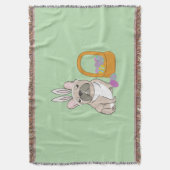 Easter French Bulldog Decke (Vorderseite Vertikal)