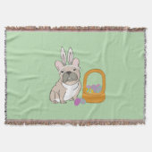 Easter French Bulldog Decke (Vorderseite)
