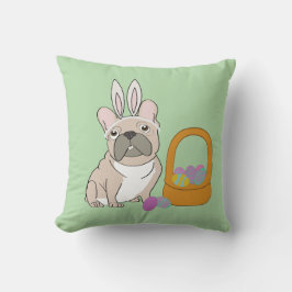 Easter French Bulldog Kissen