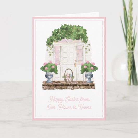 Easter Front Door Karte (Vorderseite)