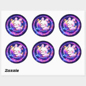 Easter Galaxy Bunny Sticker | Spring Holiday Gift (Blatt)