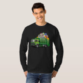 Easter Garbage Truck Eggs Funny Easter Day For Boy T-Shirt (Vorne ganz)