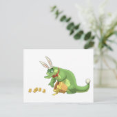 Easter Gator Postcards Feiertagspostkarte (Stehend Vorderseite)