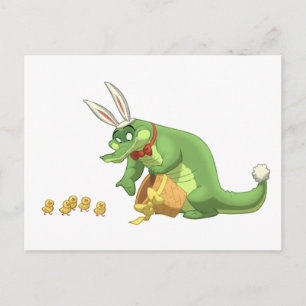 Easter Gator Postcards Feiertagspostkarte