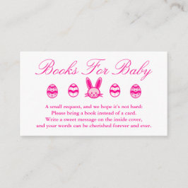Easter Girl Babydusche Bücher für Babykarten Begleitkarte