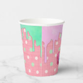 Easter Gnome Polkadot Eggs Icing Drips Pappbecher (Rechts)