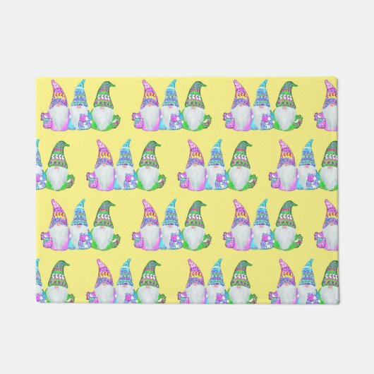 EASTER GNOMES FUßMATTE (Vorderseite)