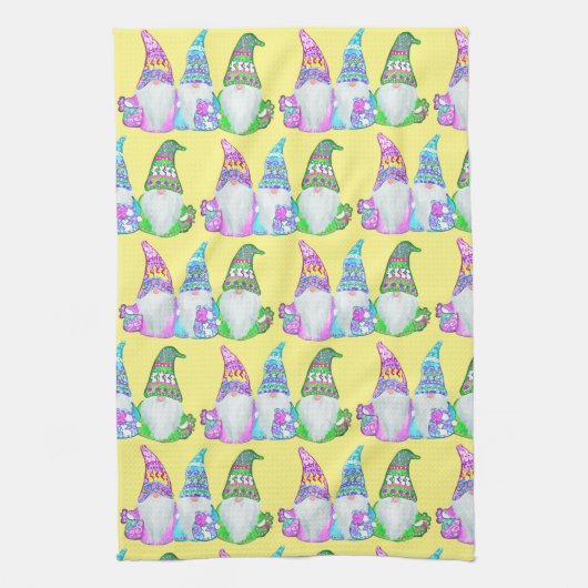 EASTER GNOMES GESCHIRRTUCH (Vertikal)