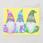 EASTER GNOMES POSTKARTE (Vorderseite)