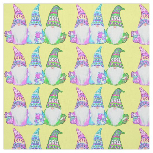 EASTER GNOMES STOFF (Muster)