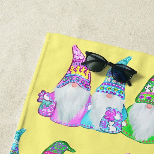 EASTER GNOMES STRANDTUCH (Beispiel)