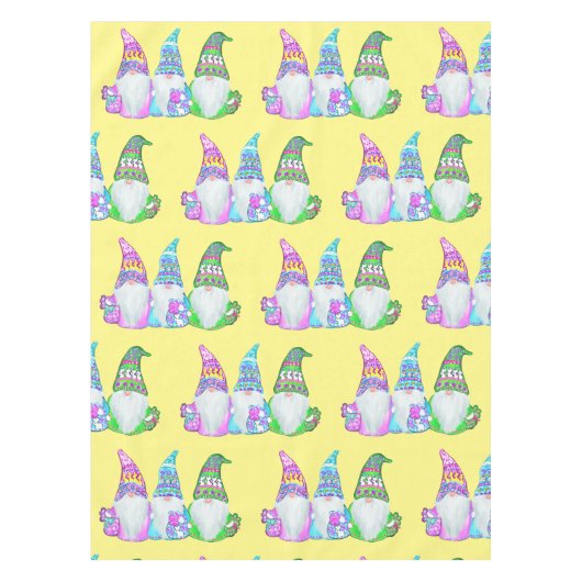 EASTER GNOMES TISCHDECKE (Vorderseite)