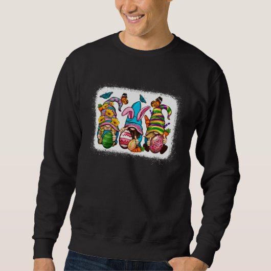 Easter Gnomies Happy Easter Day Sweatshirt (Vorderseite)