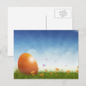 EASTER GREETINGS CARD FEIERTAGSPOSTKARTE (Vorne/Hinten)