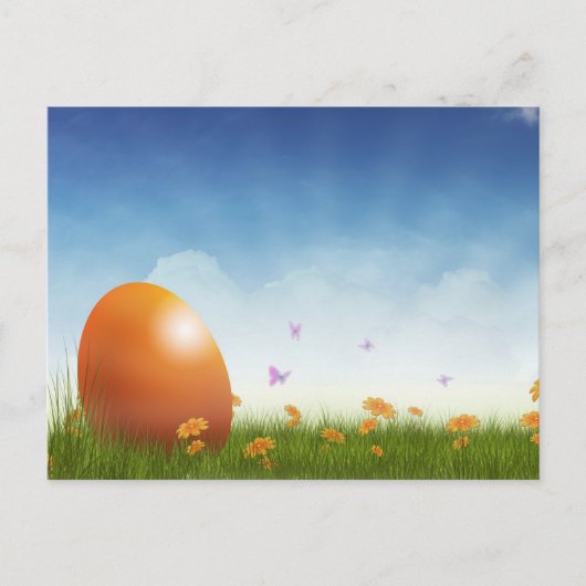 EASTER GREETINGS CARD FEIERTAGSPOSTKARTE (Vorderseite)