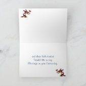 Easter Greetings Ukrainian Folk Art Feiertagskarte (Innenseite)