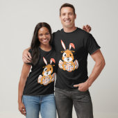 Easter Guinea Pig With Bunny Ears & Eggs   Easter T-Shirt (Unisex)