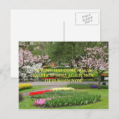 EASTER HAIKU POSTCARD FEIERTAGSPOSTKARTE (Vorne/Hinten)