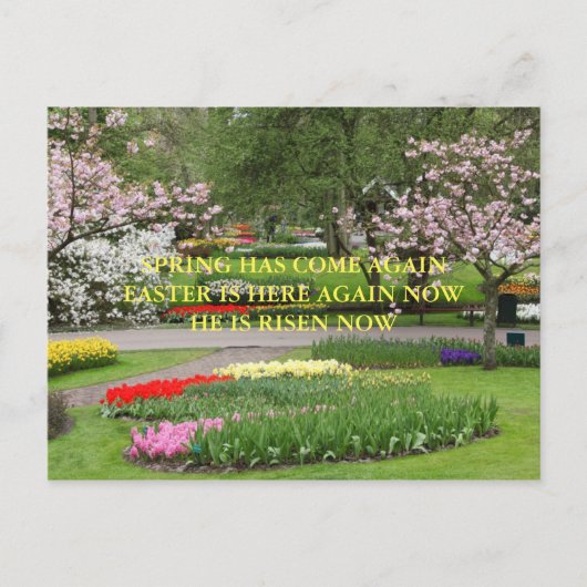 EASTER HAIKU POSTCARD FEIERTAGSPOSTKARTE (Vorderseite)