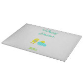 Easter Hatchlings Glass Cutting Board Schneidebrett (Ecke)