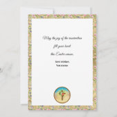 EASTER He Is Risen CHURCH SERVICES Customized Ankündigung (Rückseite)