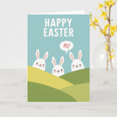 Easter Hills Greeting Card Karte (Gelbe Blume)