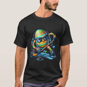 Easter Hockey Spieler Eier Ei Bunny Rabbits Männer T-Shirt