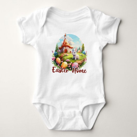 Easter Home Baby Strampler (Vorderseite)