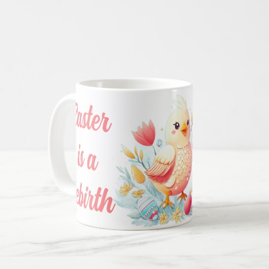 Easter is a rebirth kaffeetasse (Vorderseite Links)